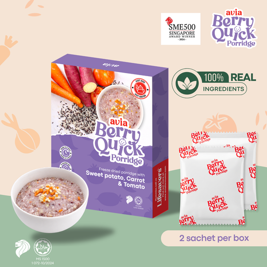 Berry Quick Porridge (2 Packs/Box)