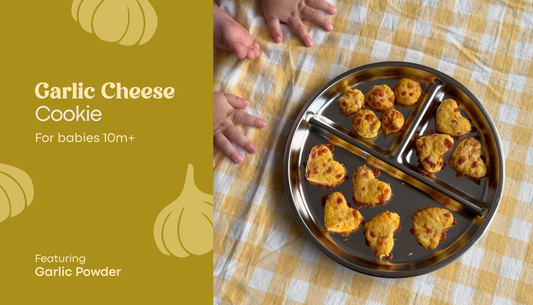 Garlic Cheese Cookies for Toddler 10m+