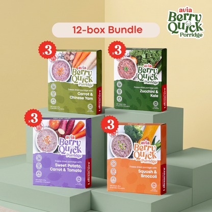 Berry Quick Porridge (12-box bundle)