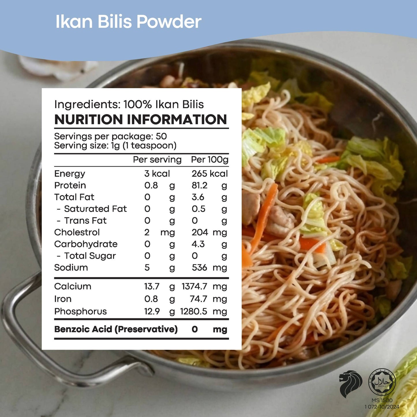 Ikan Bilis Powder