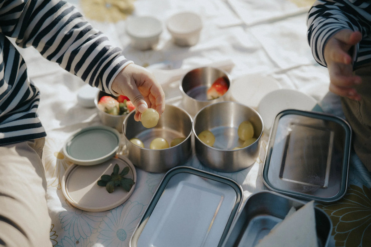Stainless Steel Food Storage Containers (Trio)