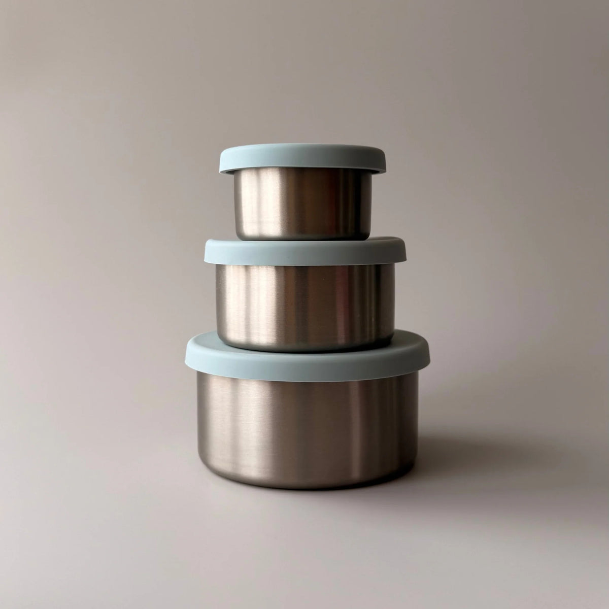 Stainless Steel Food Storage Containers (Trio)