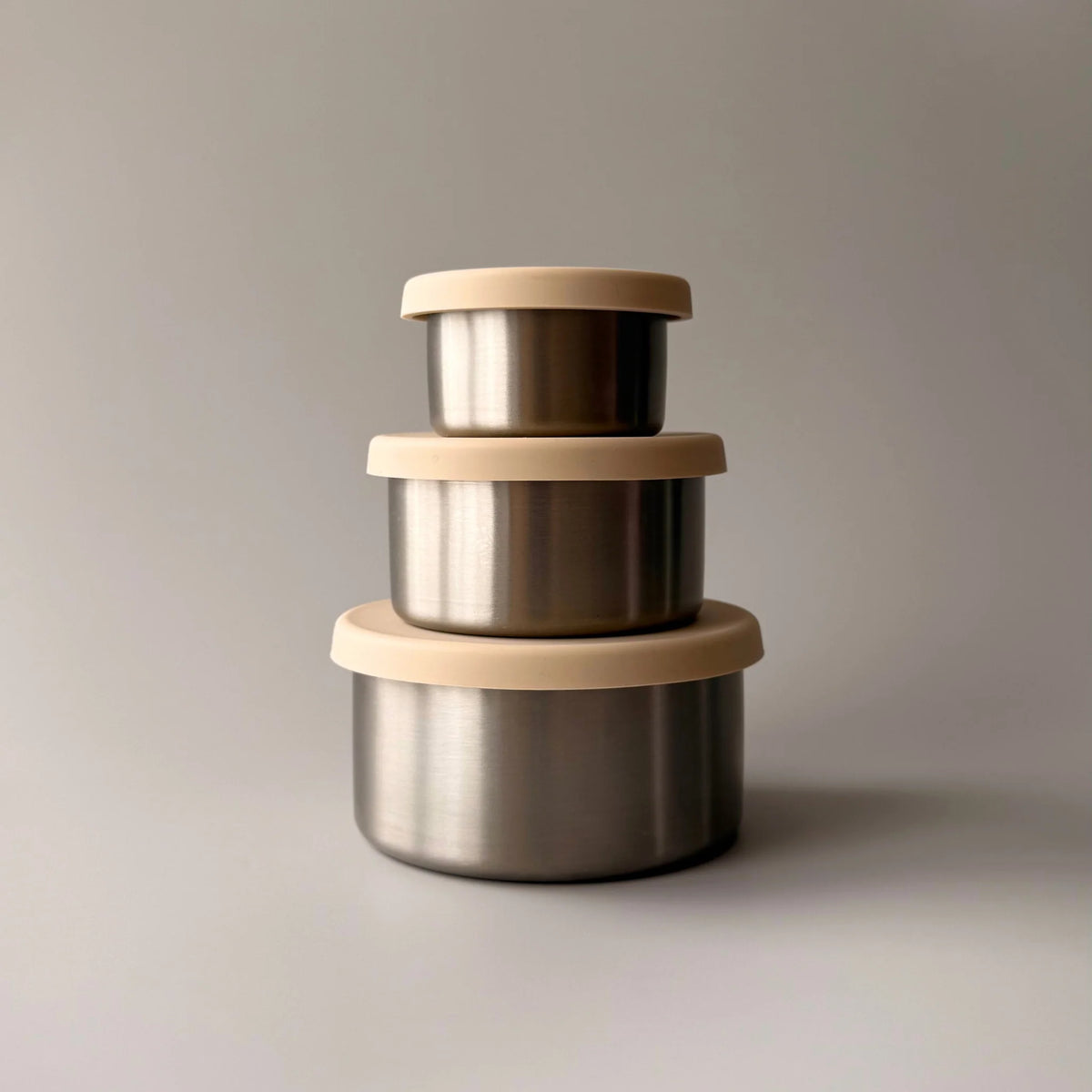 Stainless Steel Food Storage Containers (Trio)