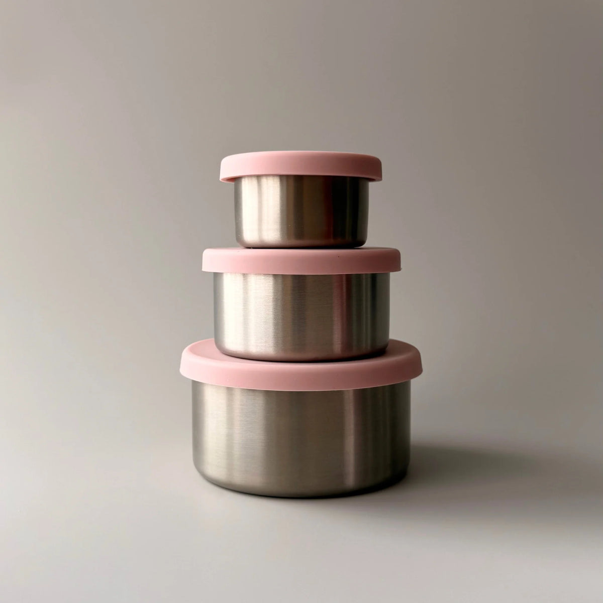 Stainless Steel Food Storage Containers (Trio)